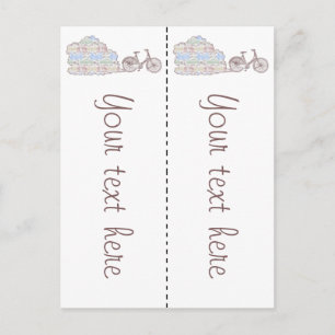 Cycling Aarhus, 2x bookmarks Postcard