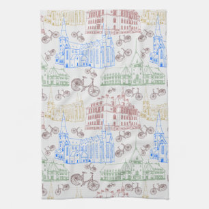 Cycling Aarhus, kitchen towel