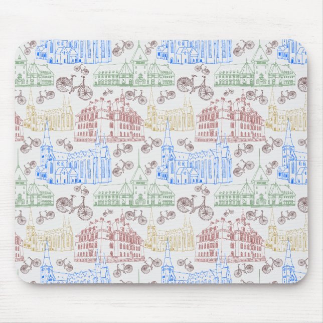 Cycling Aarhus, Mouse Mat (Front)
