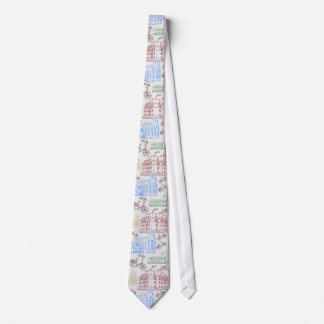 Cycling Aarhus, patterned Tie