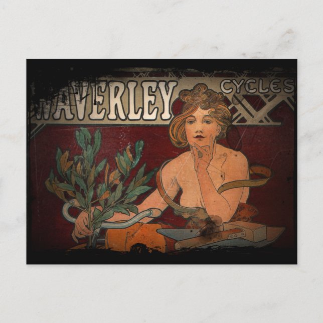 Cycling Advertisement Postcard (Front)