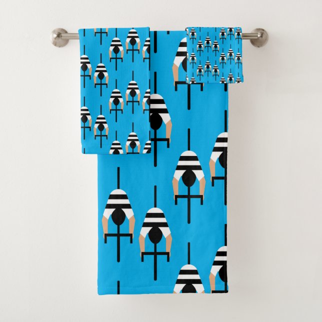 Cycling America Bath Towel Set (Insitu)