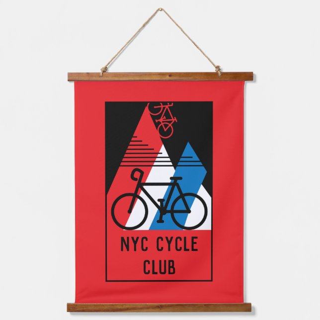 Cycling America Hanging Tapestry (Front)