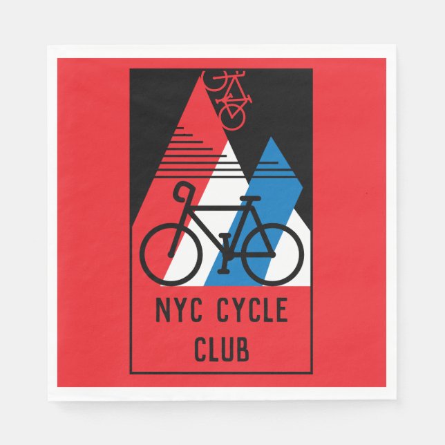 Cycling America Napkin (Front)