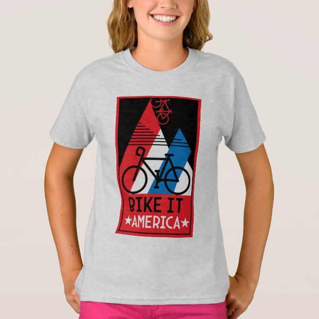 Cycling America T-Shirt (Front)