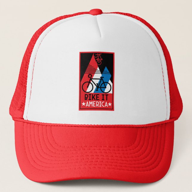 Cycling America Trucker Hat (Front)