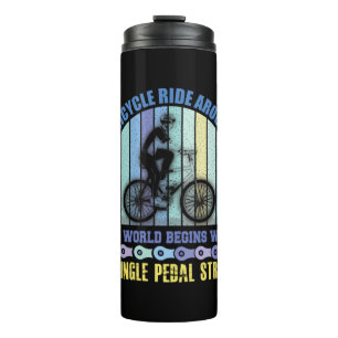 Cycling Art A Bicycle Ride Around Thermal Tumbler