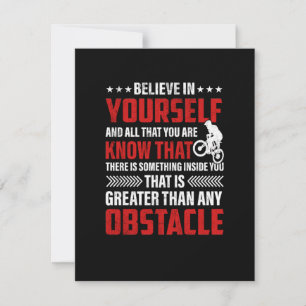 Cycling Art Believe In Yourself Card