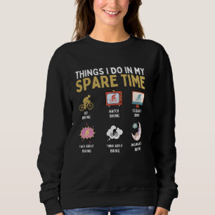Cycling Art For Men Women Bicycle Riding Cycle Rac Sweatshirt