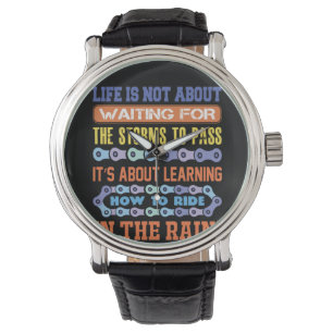 Cycling Art Life Is Not About Waiting Watch