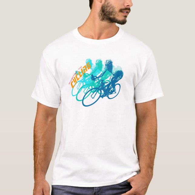 Cycling Art Tee. Fully Customisable! Info below. T-Shirt (Front)