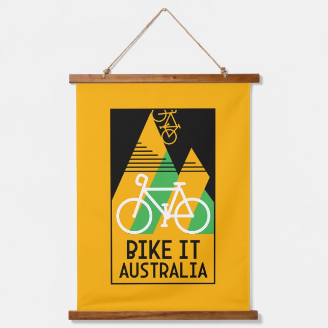 Cycling Australia Hanging Tapestry (Front)