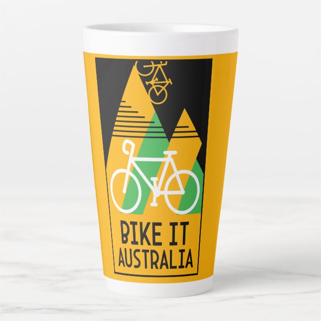 Cycling Australia Latte Mug (Front)