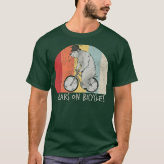 Cycling Bear Bike Biking Cyclist Premium  T-Shirt