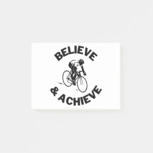 Cycling: Believe & Achieve. Post-it Notes