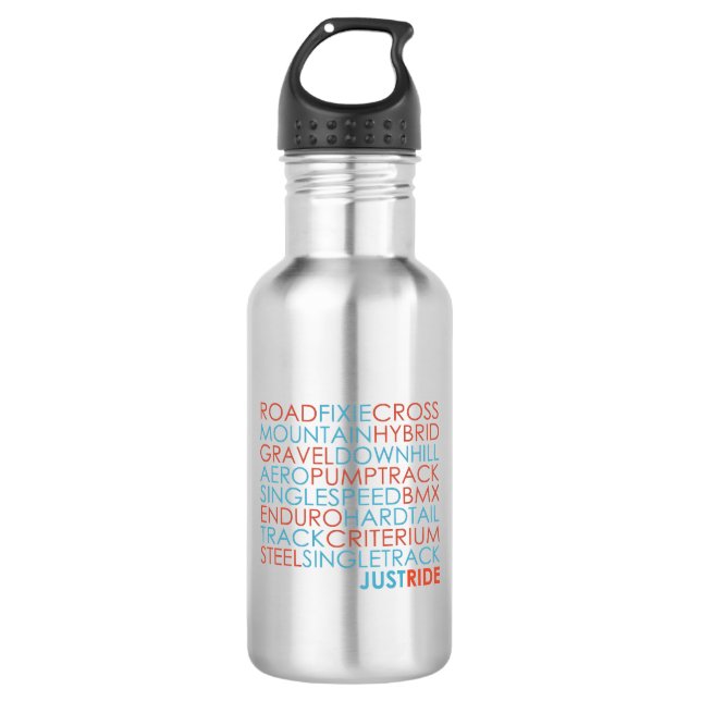 Cycling Bicycles Bikes Mountain Bike Just Ride 532 Ml Water Bottle (Front)