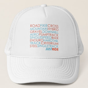 Cycling Bicycles Bikes Mountain Bike Just Ride Trucker Hat