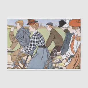 Cycling, Bicycles, Van Caspel Tissue Paper