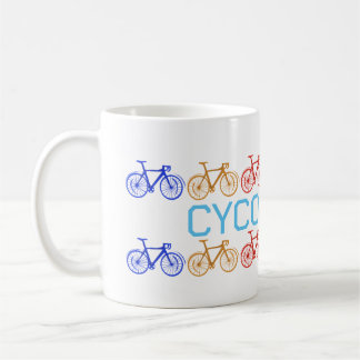 Cycling, bike, road bike, cyclist, cycologist coffee mug