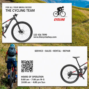 Cycling & Bike Shop Business Card