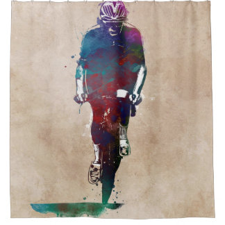 Cycling Bike sport - Cute Cycling Lover Gift Shower Curtain