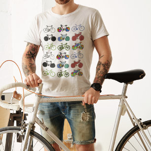Cycling :) Biking I Colour Grouped Bikes T-Shirt