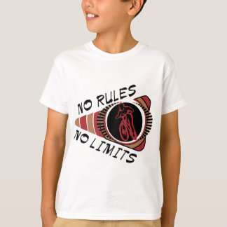 Cycling BMX No Rules No Limits T-Shirt