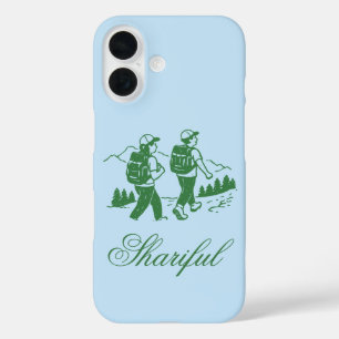 Cycling Camp Life Ice Blue iPhone 16 Case