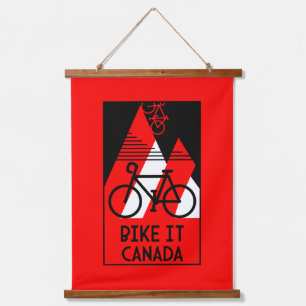 Cycling Canada Hanging Tapestry
