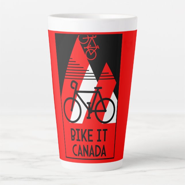 Cycling Canada Latte Mug (Front)