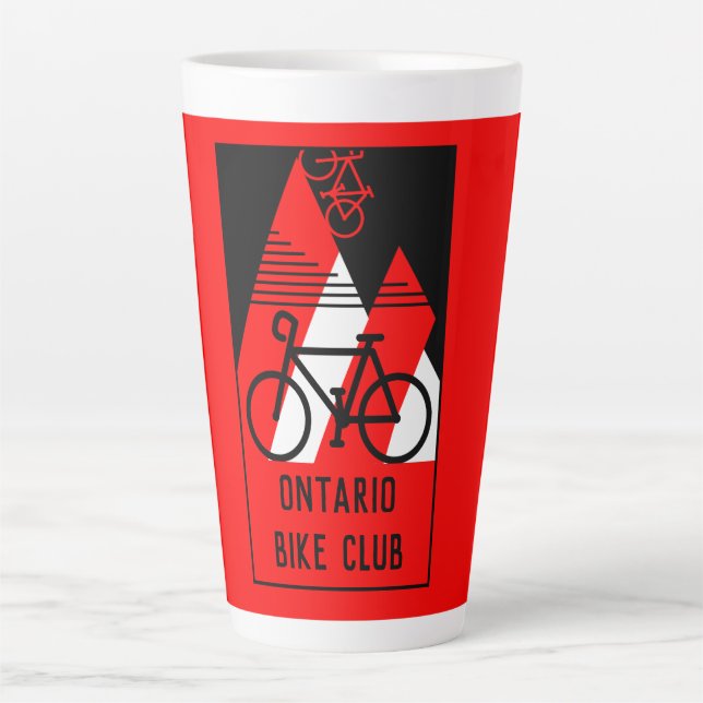 Cycling Canada Latte Mug (Front)