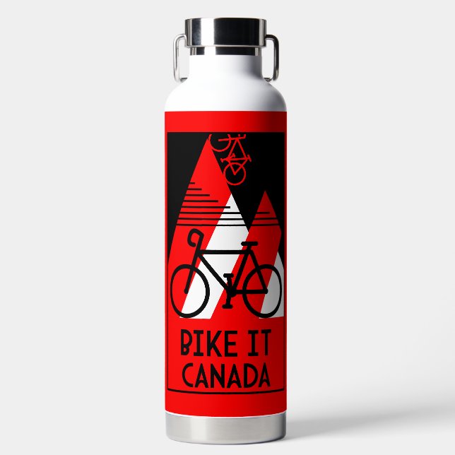 Cycling Canada Water Bottle (Front)