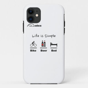 Cycling Case - Life is Simple - Bike - Beer - Bed