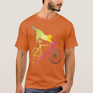 Cycling Cat Bicycle T-Shirt