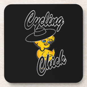 Cycling Chick #4 Coaster