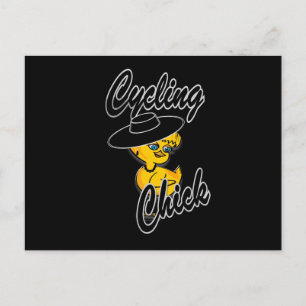 Cycling Chick #4 Postcard