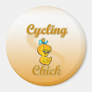 Cycling Chick Magnet