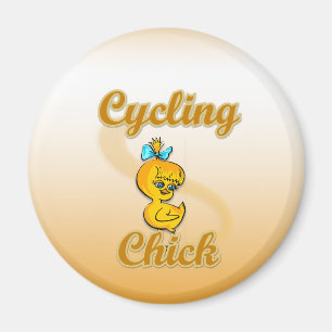 Cycling Chick Magnet