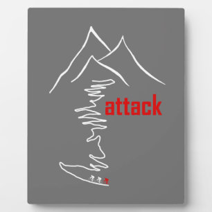 Cycling Climb, Attack Plaque