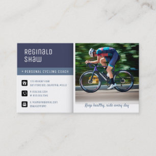 Cycling Coaching Training Instructor Business Card