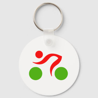Cycling cool logo key ring