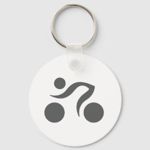 Cycling cool logo key ring