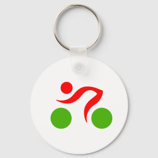 Cycling cool logo key ring