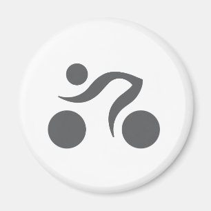 Cycling cool logo magnet