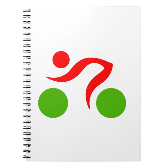 Cycling cool logo notebook (Front)