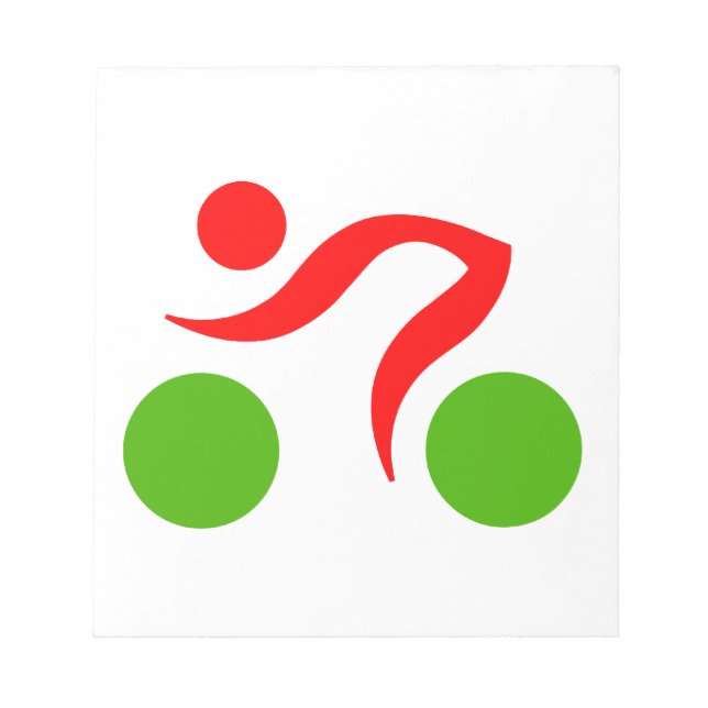 Cycling cool logo notepad (Front)