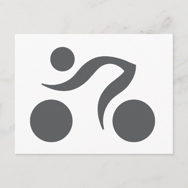 Cycling cool logo postcard (Front)