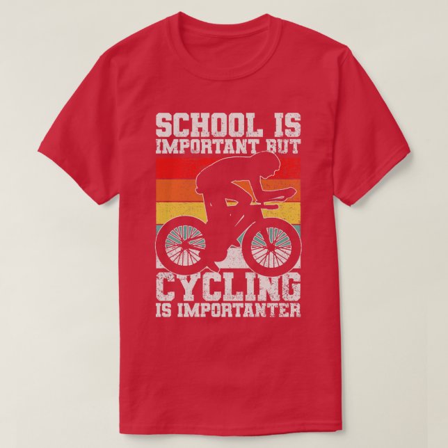Cycling Cyclist Bicycle 2 T-Shirt (Design Front)