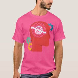 Cycling Cyclist Brain Biker Mountain Biking Cycle T-Shirt