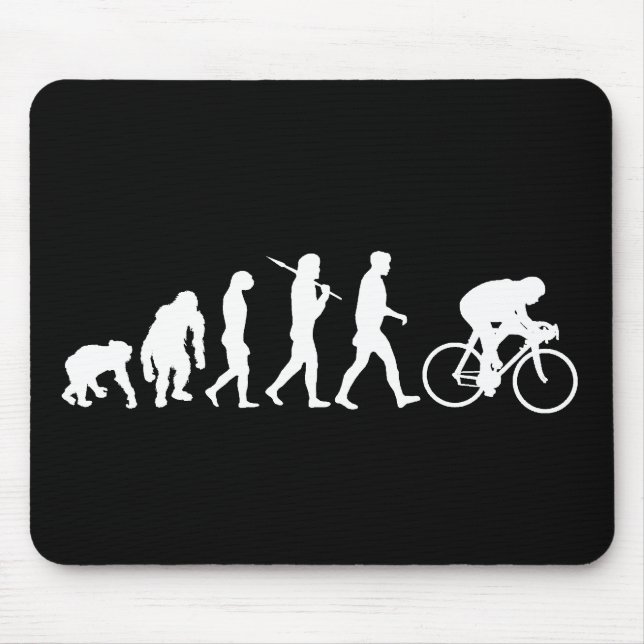 Cycling Cyclists pedal power Racing Bicycle gifts Mouse Mat (Front)